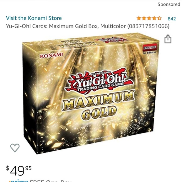 🆕✨Yu-gi-oh cards 🎴 maximum gold ✨✨✨ - Picture 1 of 2